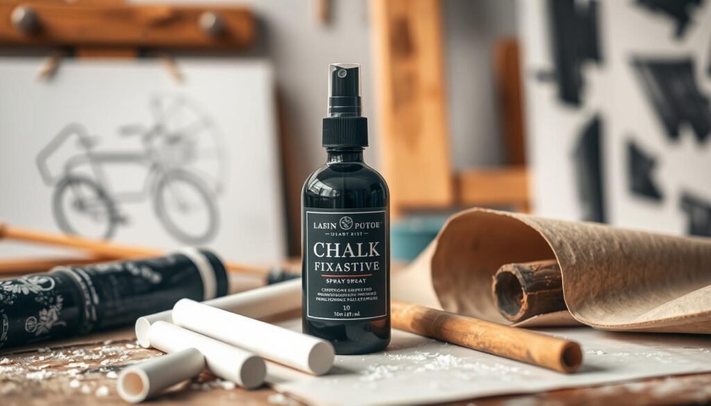 chalk fixative spray