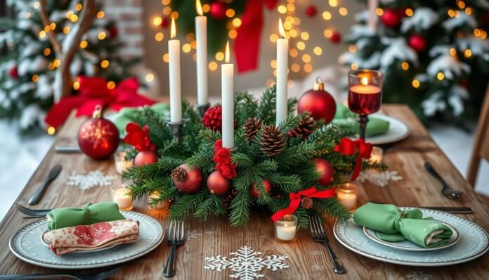 christmas tabletop