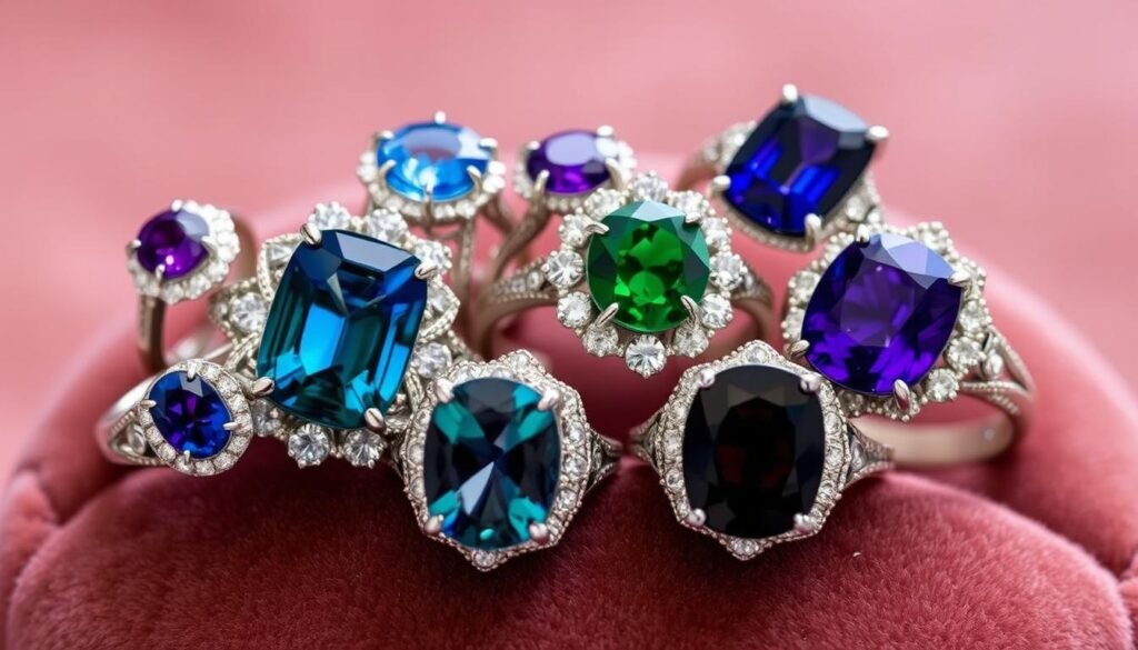 gemstone rings