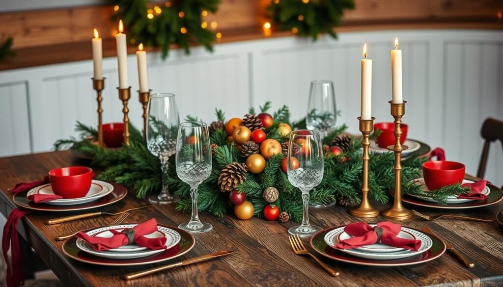 unique table settings for holiday gatherings