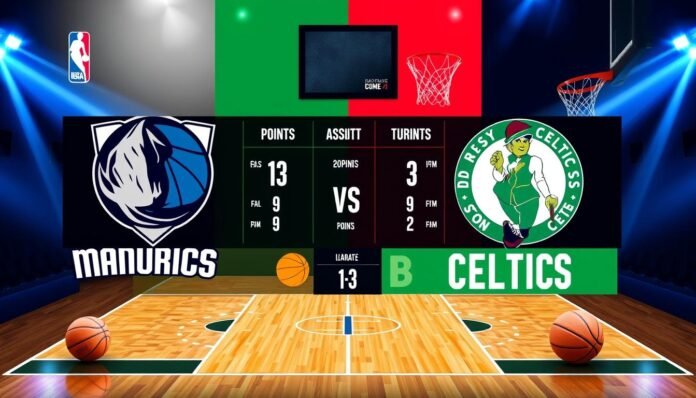 dallas mavericks vs boston celtics match player stats