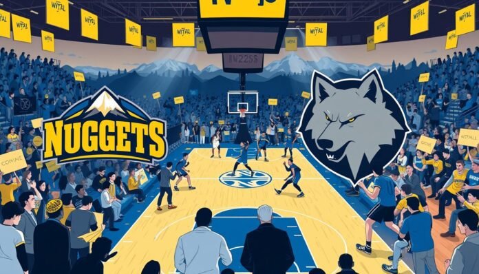 denver nuggets vs timberwolves match player stats