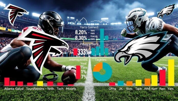 atlanta falcons vs philadelphia eagles match player stats