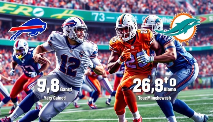 buffalo bills vs miami dolphins match player stats