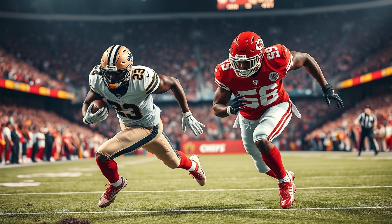 new orleans saints vs kansas city chiefs match player stats